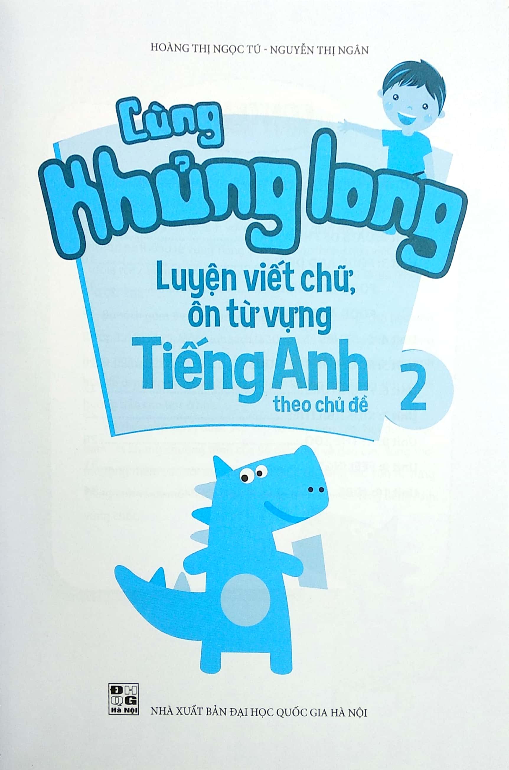 bộ cùng khủng long luyện viết chữ, ôn từ vựng tiếng anh theo chủ đề 2
