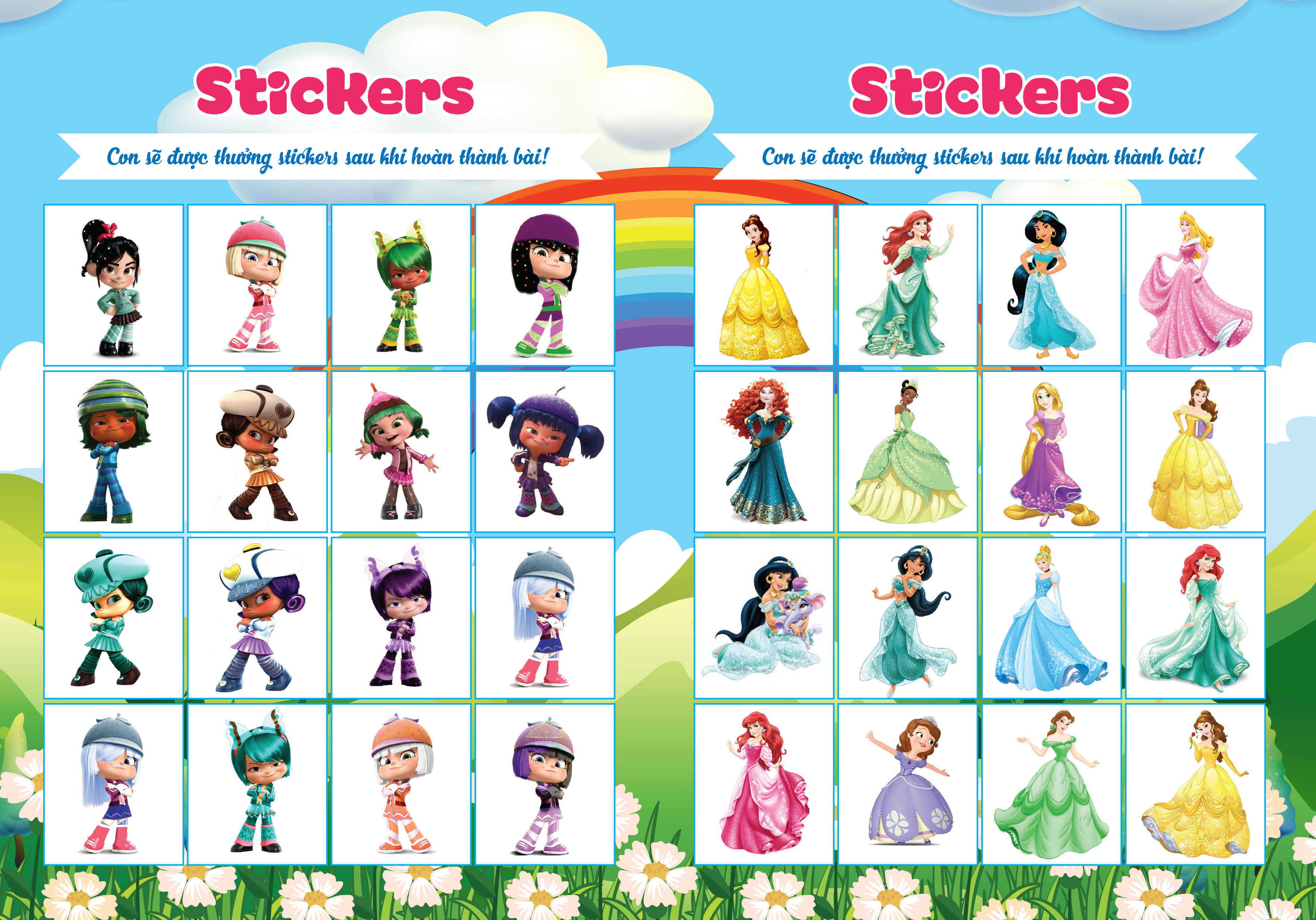 bộ cùng khủng long tập viết chữ cơ bản - chữ cái tiếng anh viết thường - quyển 5 (sticker bé gái)