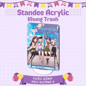 bộ cuộc sống học đường - tập 6 - bản đặc biệt - tặng kèm postcard + postcard pvc + standee acrylic