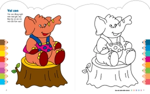 bộ cuộc sống muôn màu - tô màu & dán hình 3 (thích hợp cho trẻ 2 - 6 tuổi)