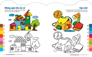 bộ cuộc sống muôn màu - tô màu & dán hình 5 (thích hợp cho trẻ 2 - 6 tuổi)