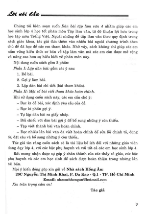 bộ dàn bài tập làm văn 4 (dùng chung cho các bộ sgk hiện hành)