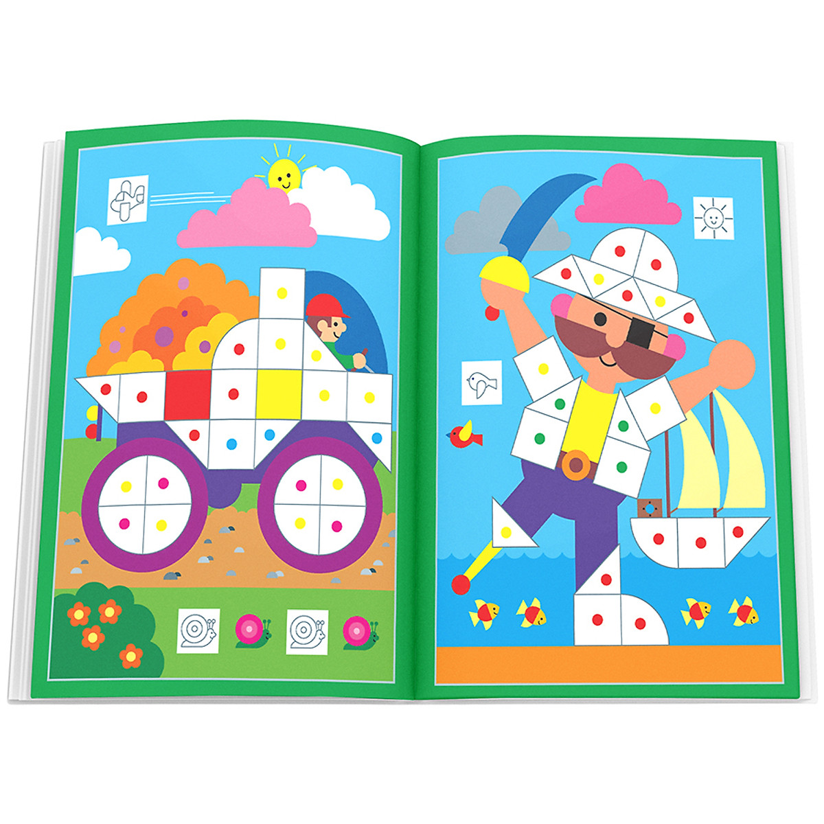 bộ dán hình sáng tạo - quyển 4