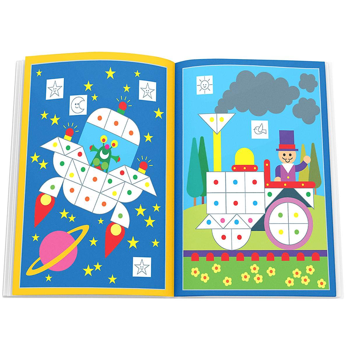 bộ dán hình sáng tạo - quyển 4