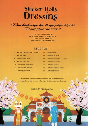 bộ dán hình sáng tạo trang phục búp bê - trang phục các nước 2