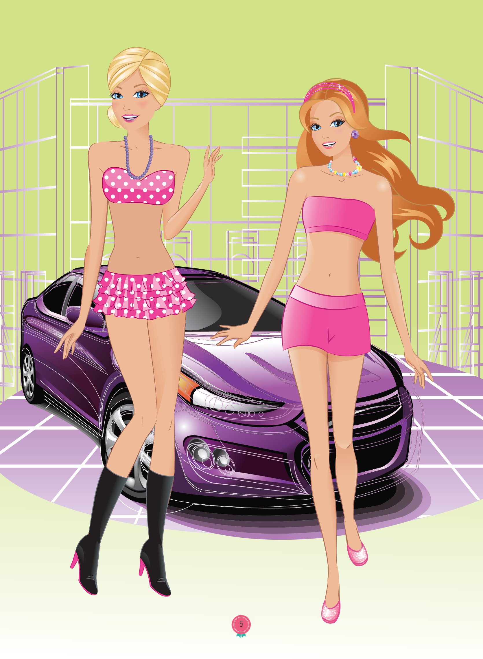 bộ dán hình thiết kế thời trang công chúa - tập 1