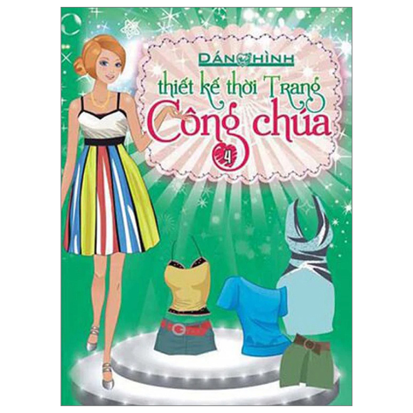 bộ dán hình thiết kế thời trang công chúa - tập 1