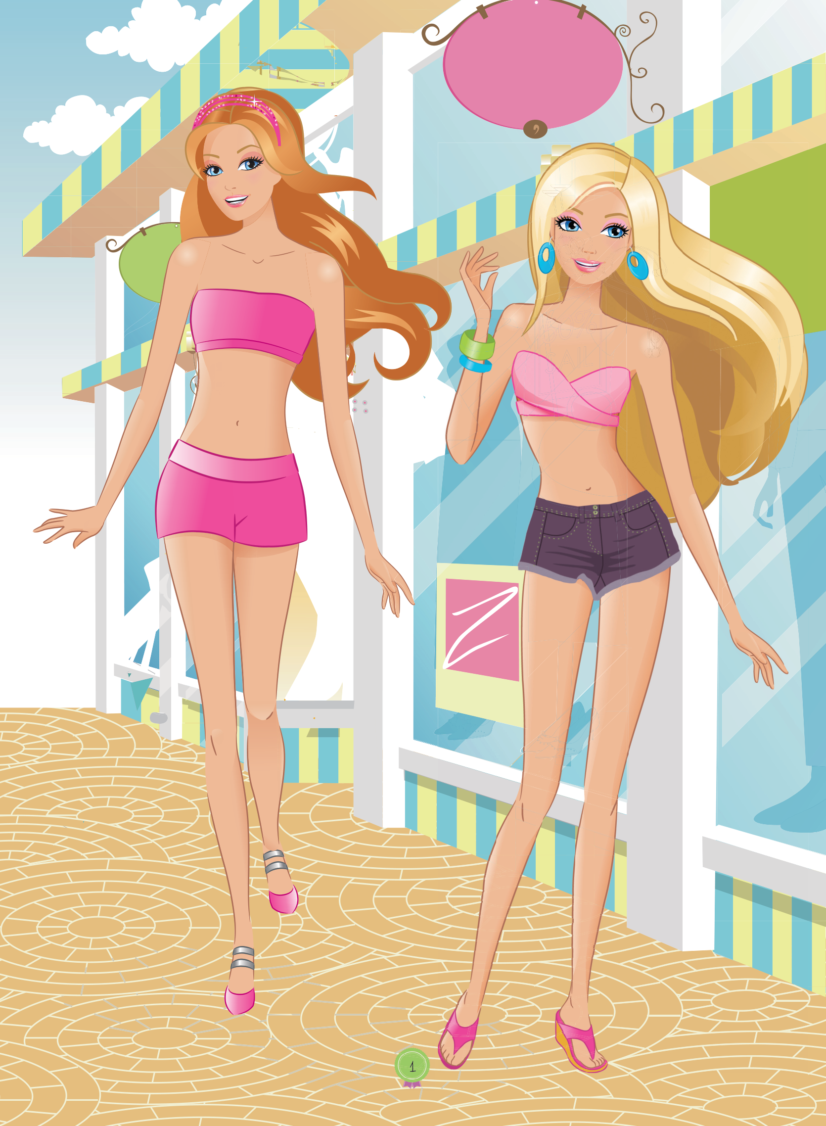 bộ dán hình thiết kế thời trang công chúa - tập 2