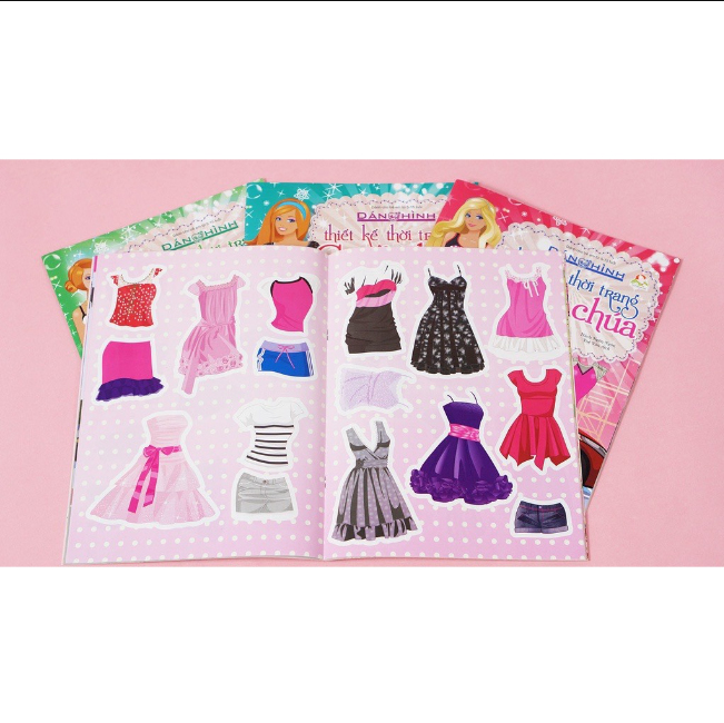 bộ dán hình thiết kế thời trang công chúa - tập 2
