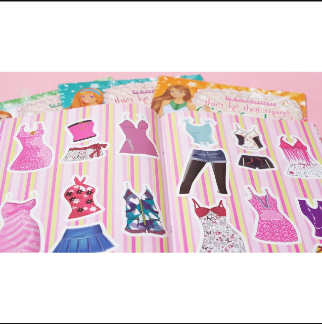 bộ dán hình thiết kế thời trang công chúa - tập 2