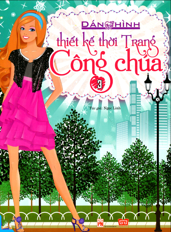 bộ dán hình thiết kế thời trang công chúa - tập 3