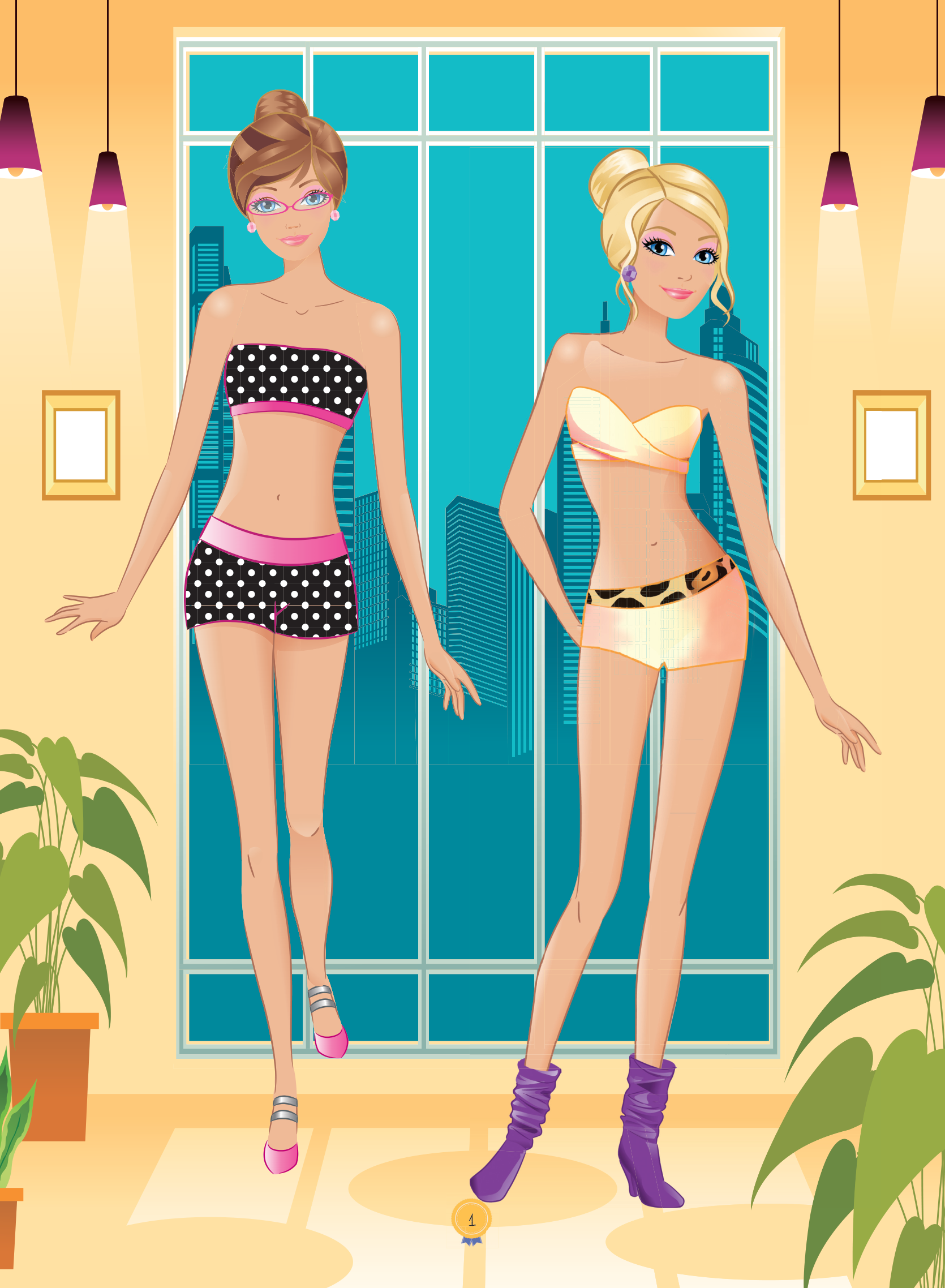 bộ dán hình thiết kế thời trang công chúa - tập 3