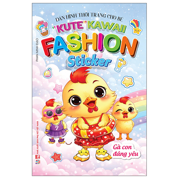 Bộ Dán Hình Thời Trang Cho Bé - "Kute" Kawaii Fashion Sticker - Mèo Con Xinh Xắn - Ảnh 2