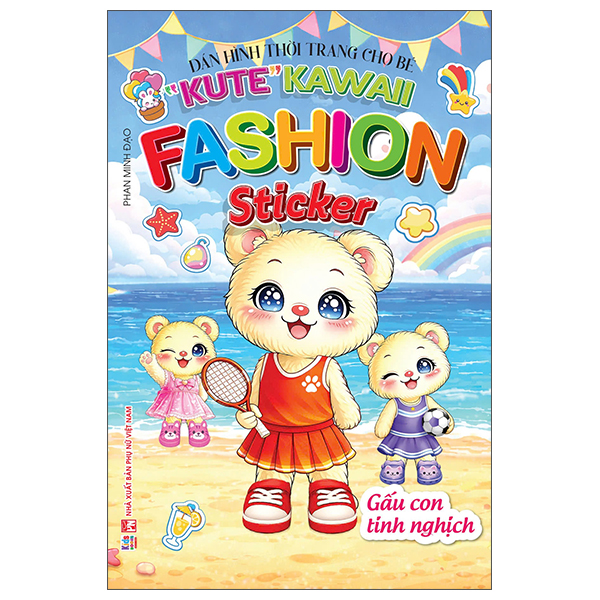 Bộ Dán Hình Thời Trang Cho Bé - "Kute" Kawaii Fashion Sticker - Mèo Con Xinh Xắn - Ảnh 3