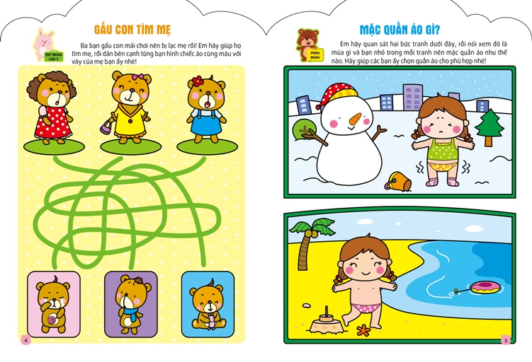 bộ dán hình thông minh (dành cho các bé từ 3 đến 6 tuổi) - tập 2