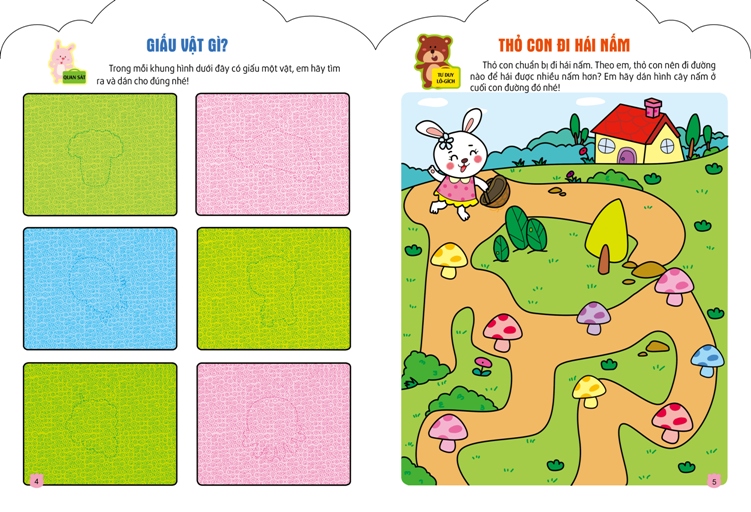 bộ dán hình thông minh (dành cho các bé từ 3 đến 6 tuổi) - tập 3