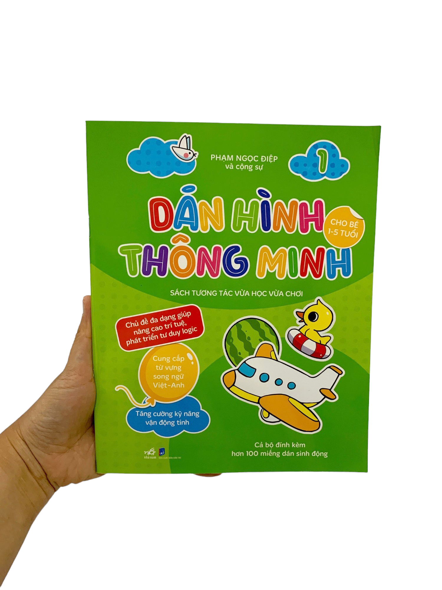 bộ dán hình thông minh - sách tương tác vừa học vừa chơi - tập 1 (dành cho bé 1-5 tuổi)