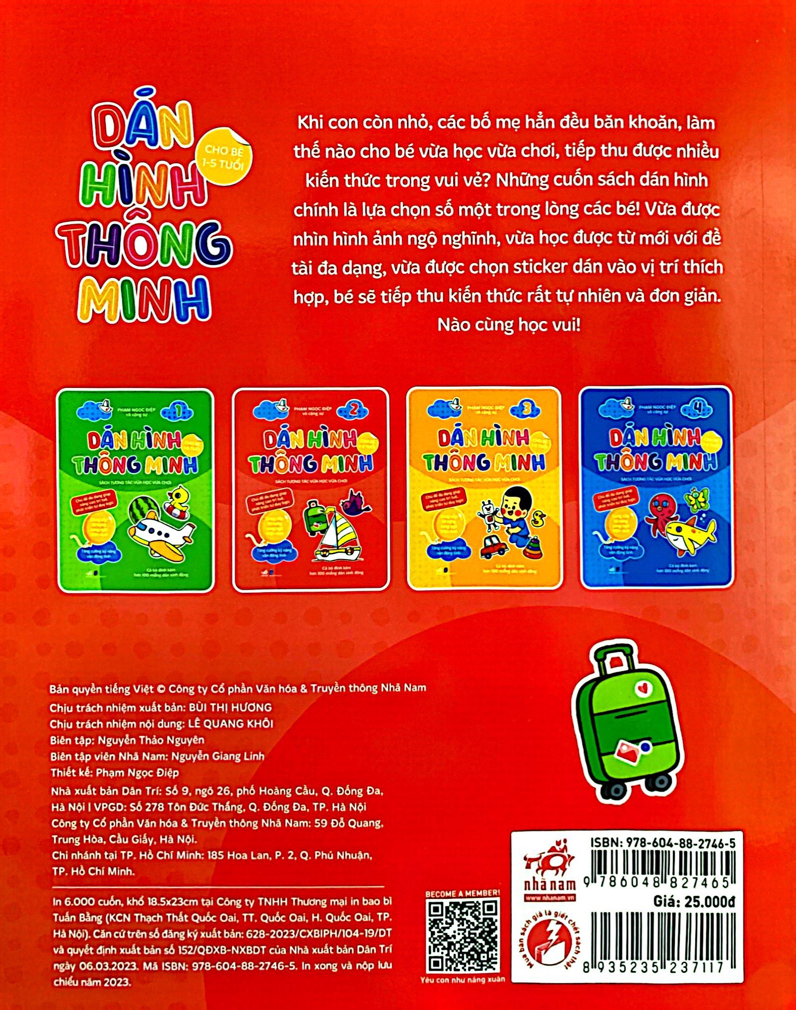 bộ dán hình thông minh - sách tương tác vừa học vừa chơi - tập 2 (dành cho bé 1-5 tuổi)