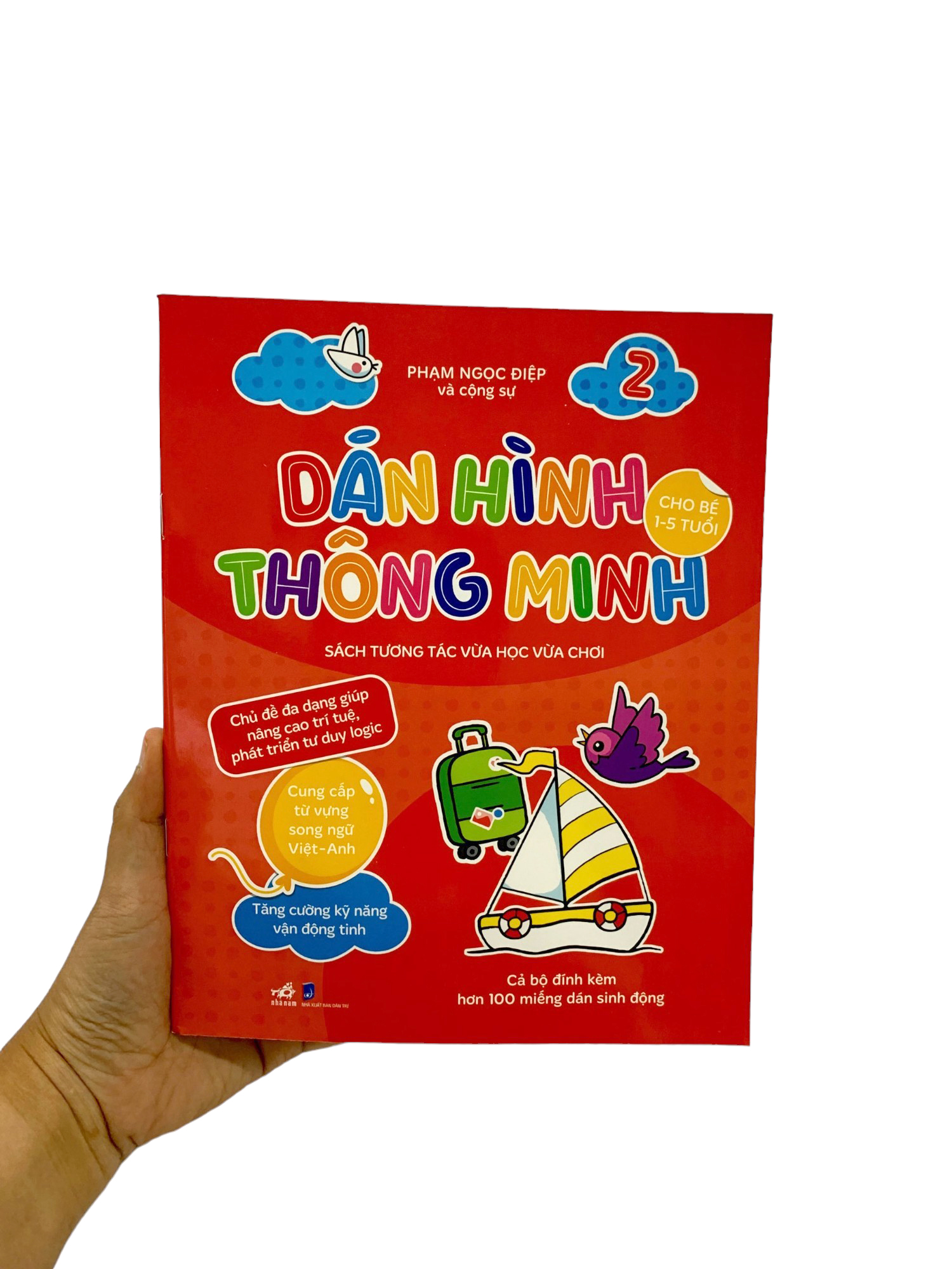 bộ dán hình thông minh - sách tương tác vừa học vừa chơi - tập 2 (dành cho bé 1-5 tuổi)