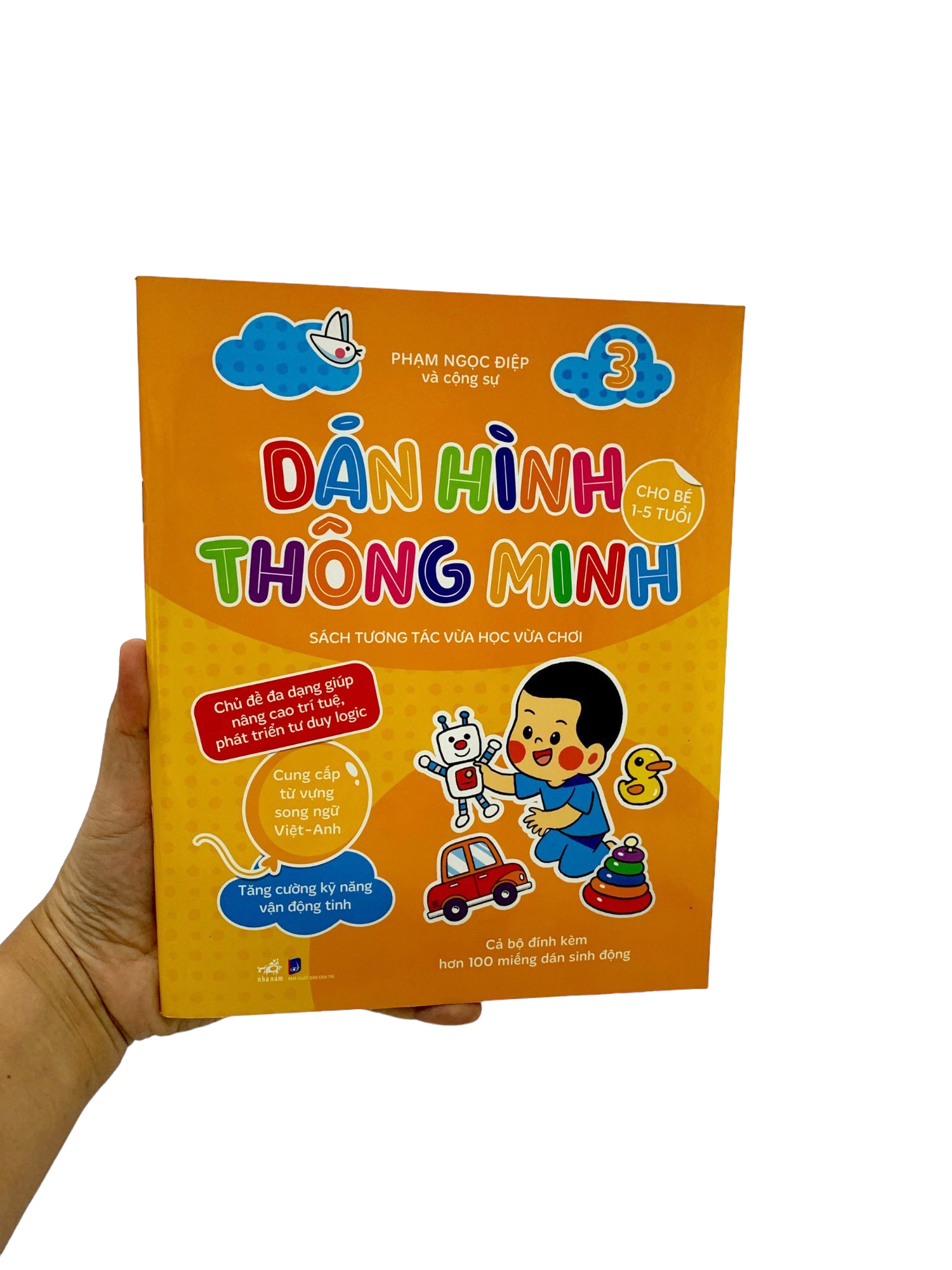 bộ dán hình thông minh - sách tương tác vừa học vừa chơi - tập 3 (dành cho bé 1-5 tuổi)