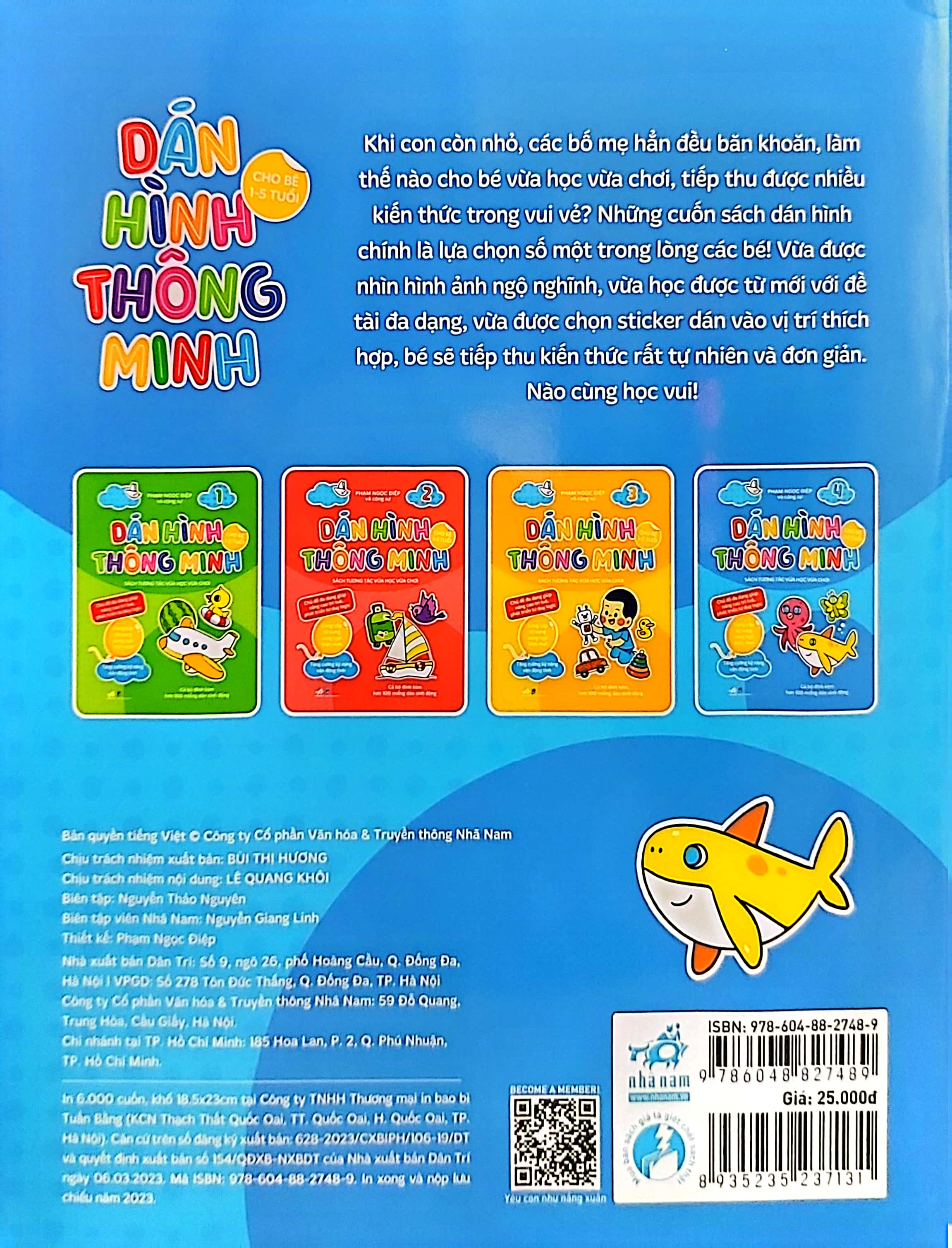 bộ dán hình thông minh - sách tương tác vừa học vừa chơi - tập 4 (dành cho bé 1-5 tuổi)