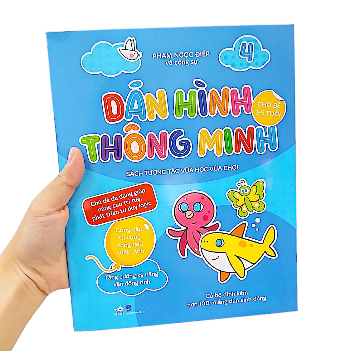 bộ dán hình thông minh - sách tương tác vừa học vừa chơi - tập 4 (dành cho bé 1-5 tuổi)