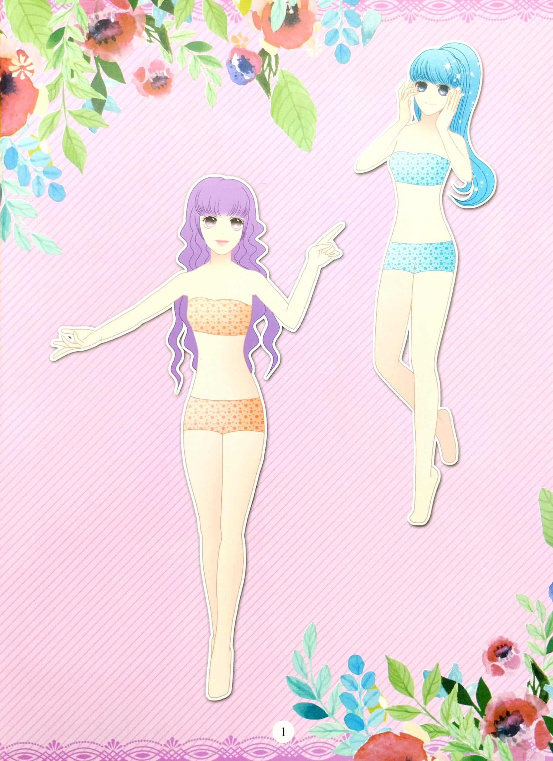 bộ dán hình trang phục công chúa 1 - công chúa tinh nghịch