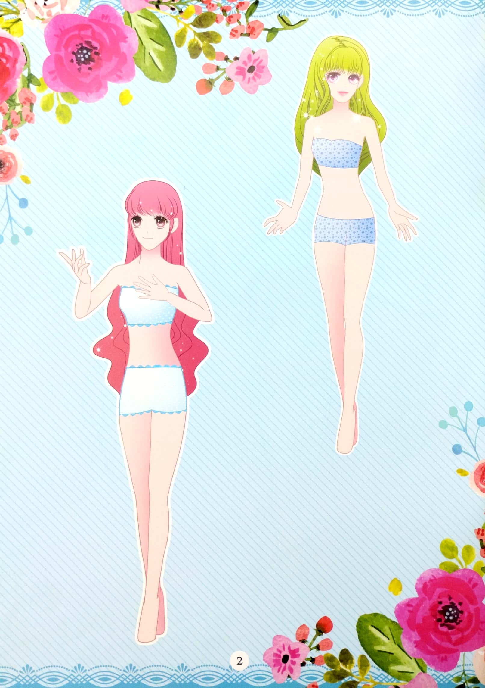 bộ dán hình trang phục công chúa 1 - công chúa tinh nghịch