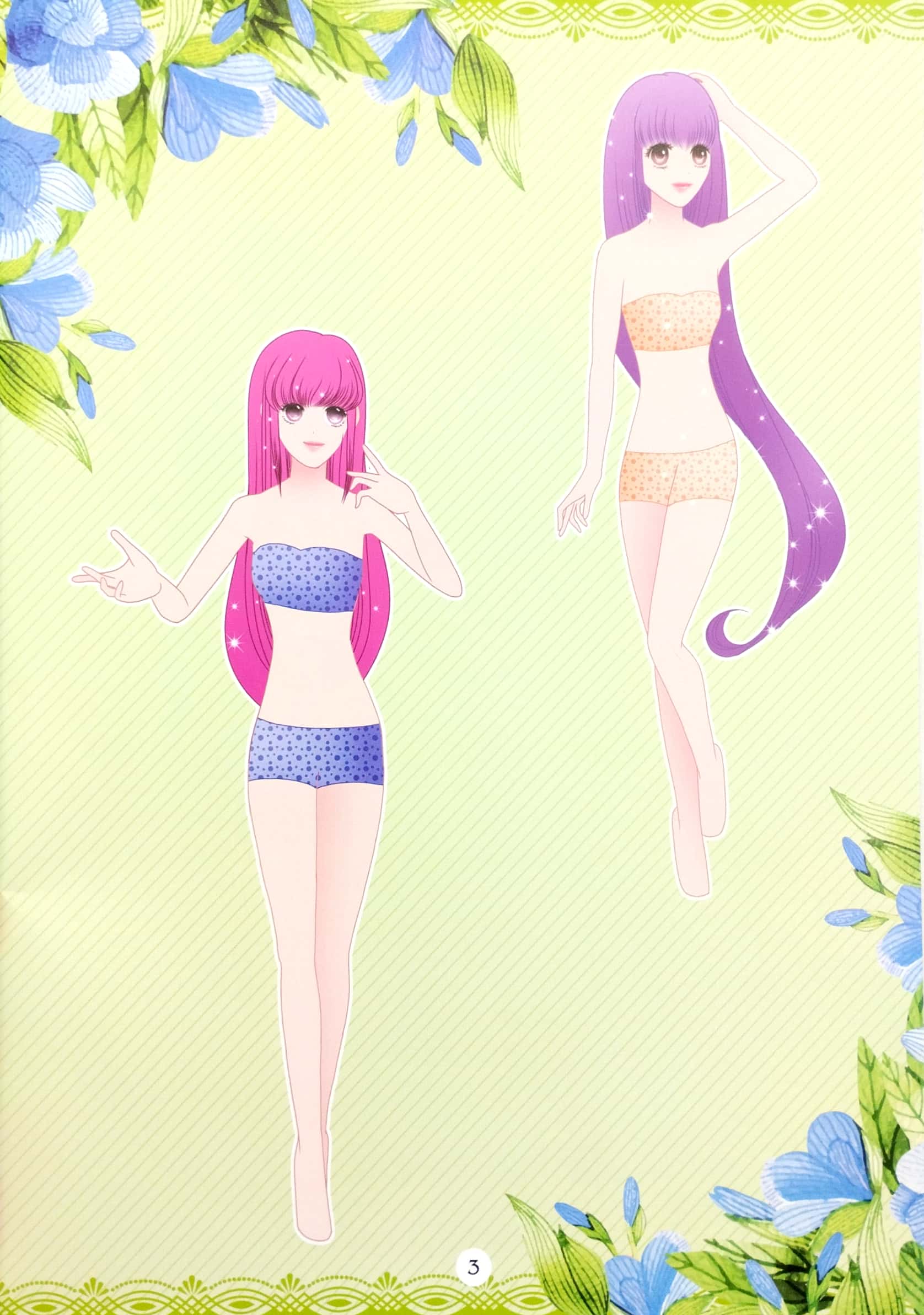 bộ dán hình trang phục công chúa 1 - công chúa tinh nghịch