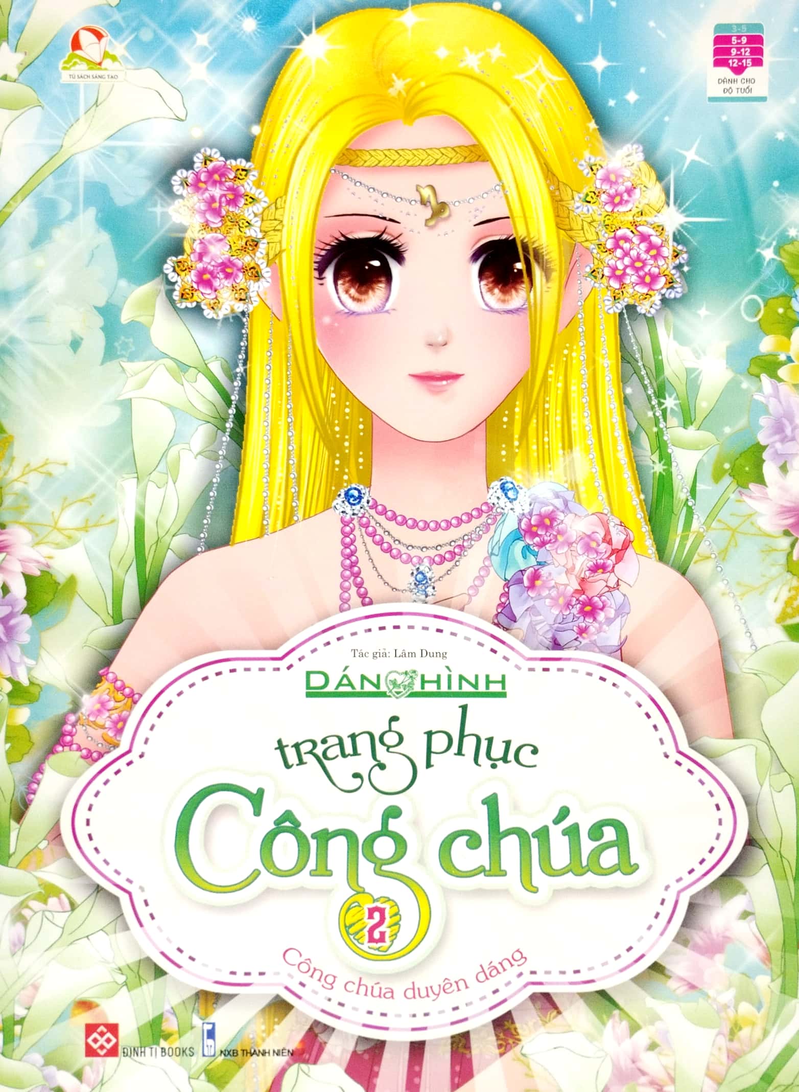 bộ dán hình trang phục công chúa 2 - công chúa duyên dáng