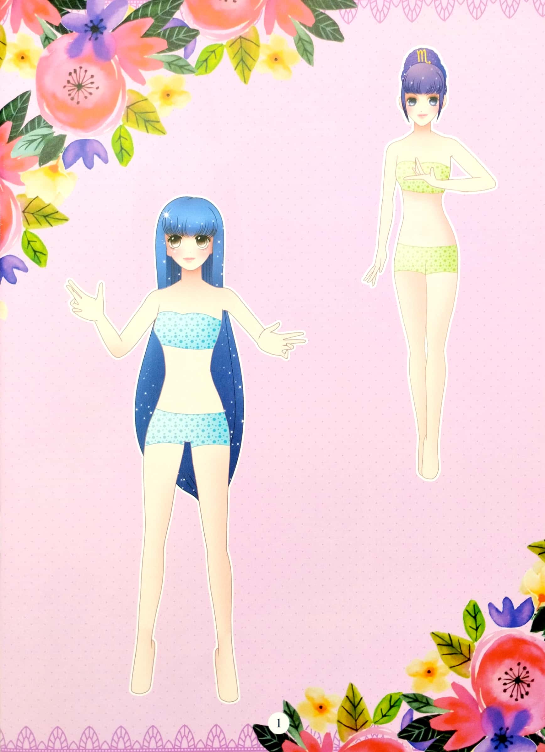 bộ dán hình trang phục công chúa 2 - công chúa duyên dáng