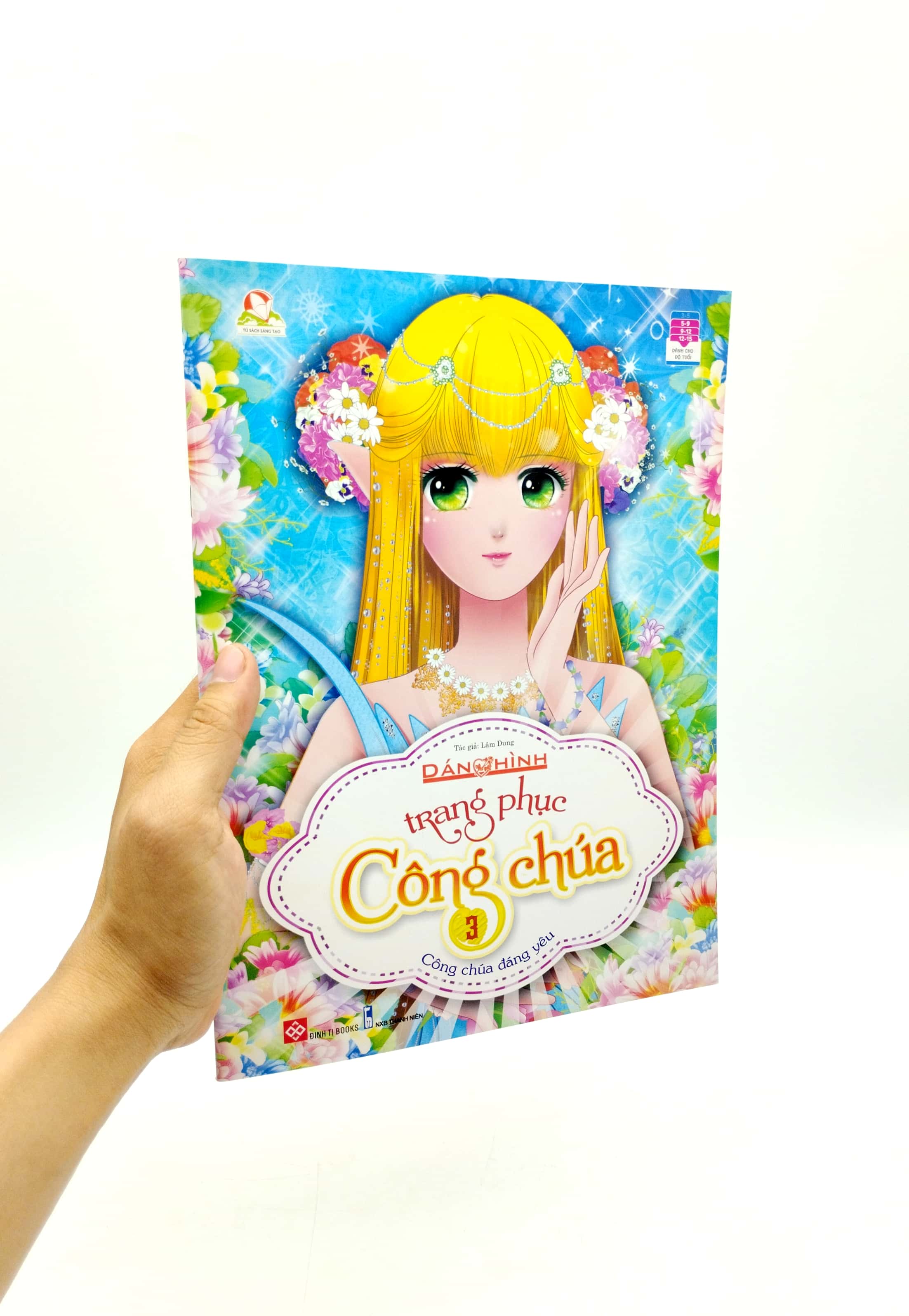 bộ dán hình trang phục công chúa 3 - công chúa đáng yêu