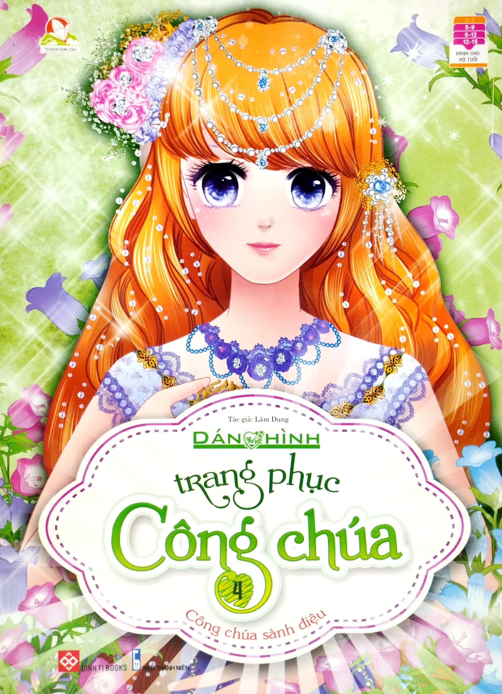 bộ dán hình trang phục công chúa 4 - công chúa sành điệu