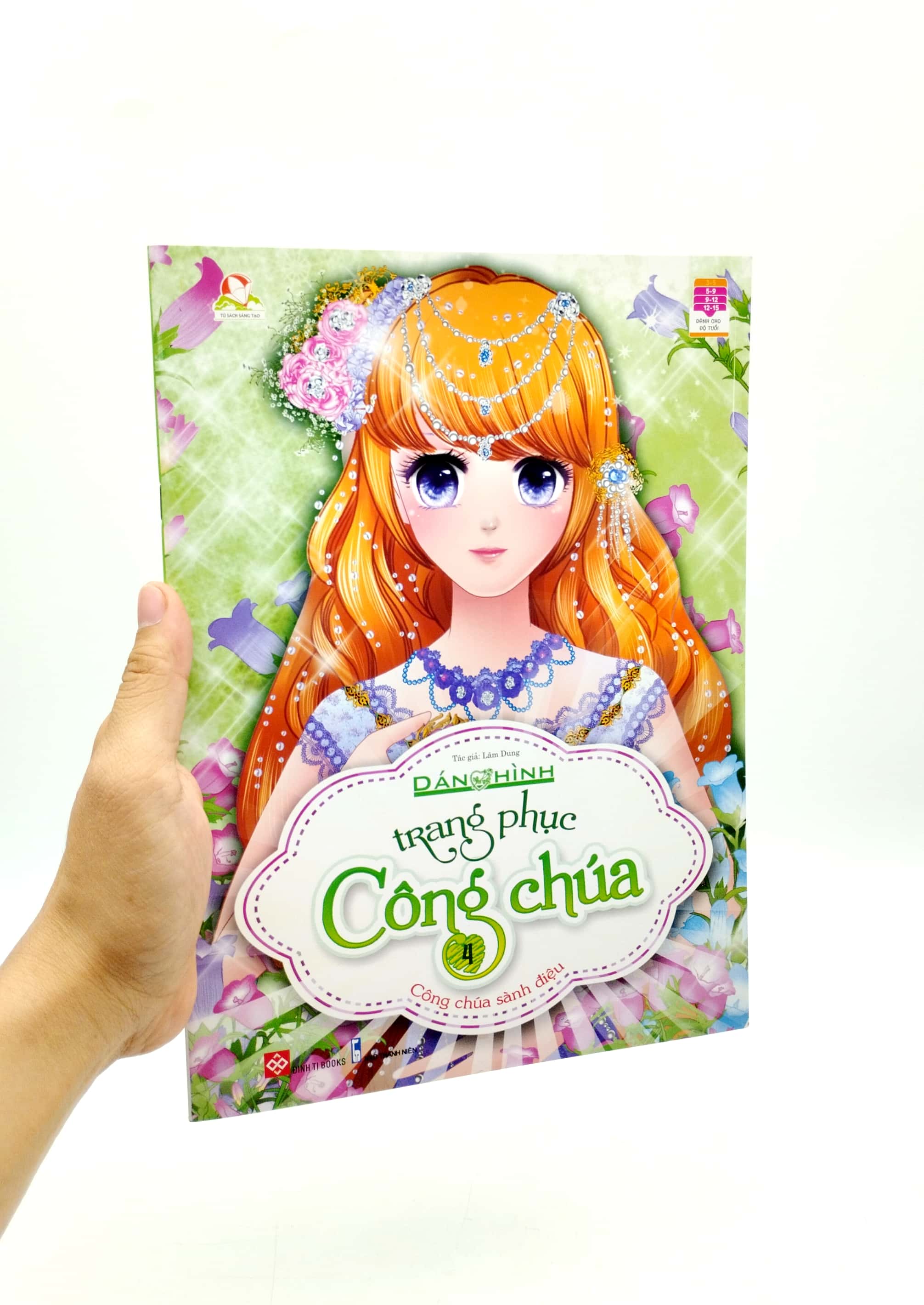 bộ dán hình trang phục công chúa 4 - công chúa sành điệu