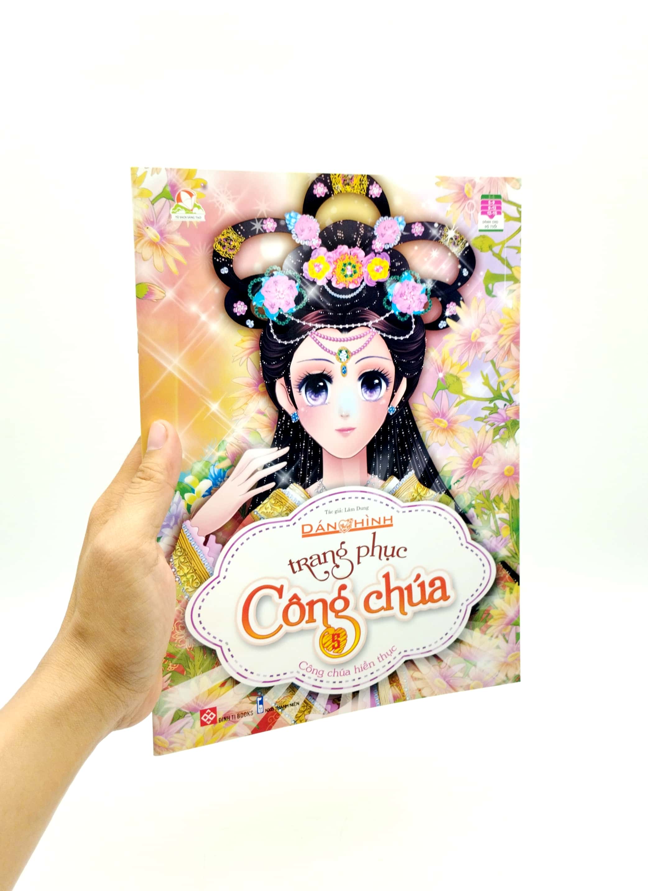 bộ dán hình trang phục công chúa 5 - công chúa hiền thục