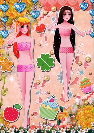 bộ dán hình trang phục công chúa - tập 2 - công chúa duyên dáng