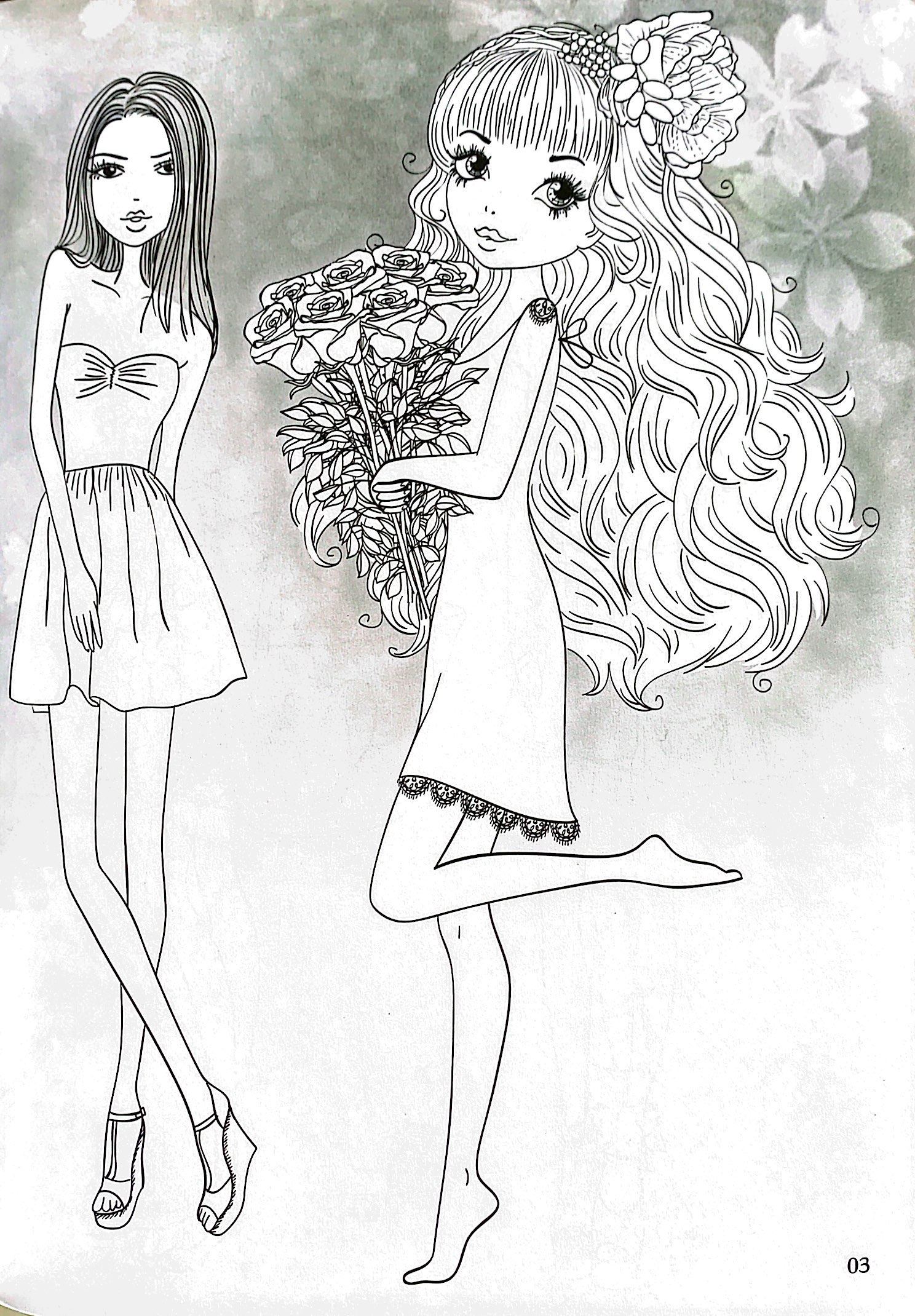 bộ dán hình và tô màu - fashion nhà thiết kế thời trang 1