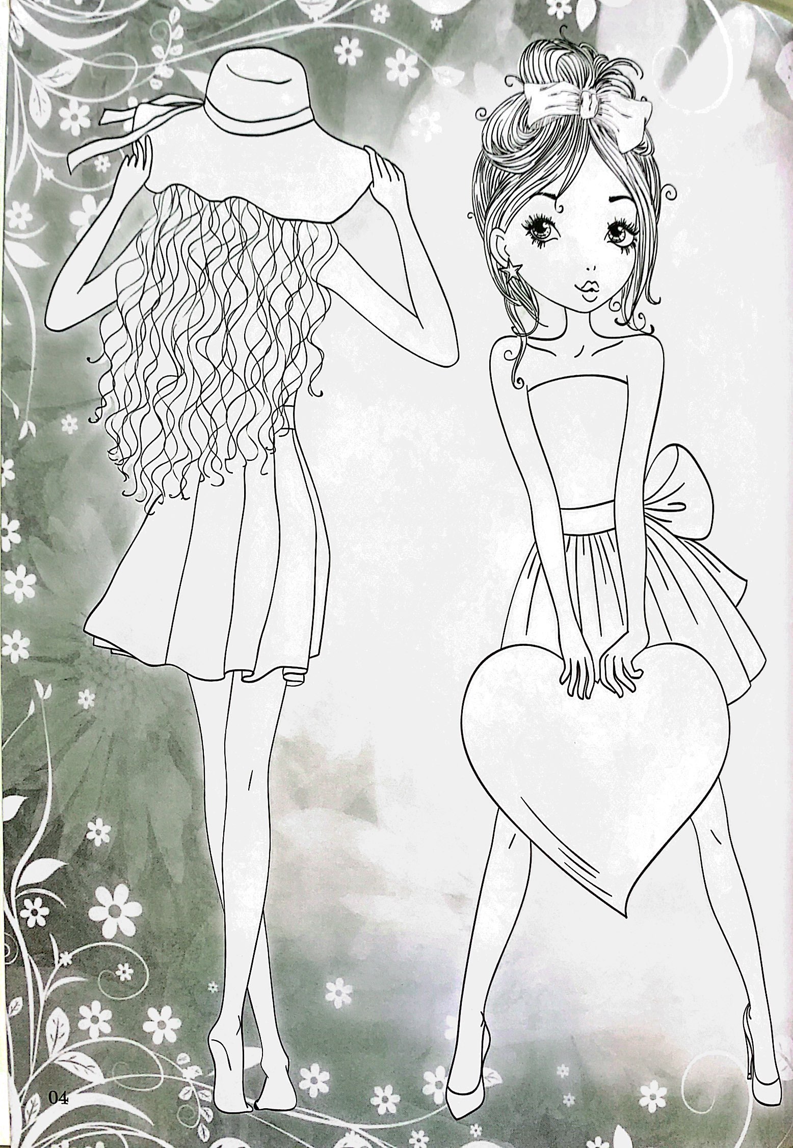 bộ dán hình và tô màu - fashion nhà thiết kế thời trang 2