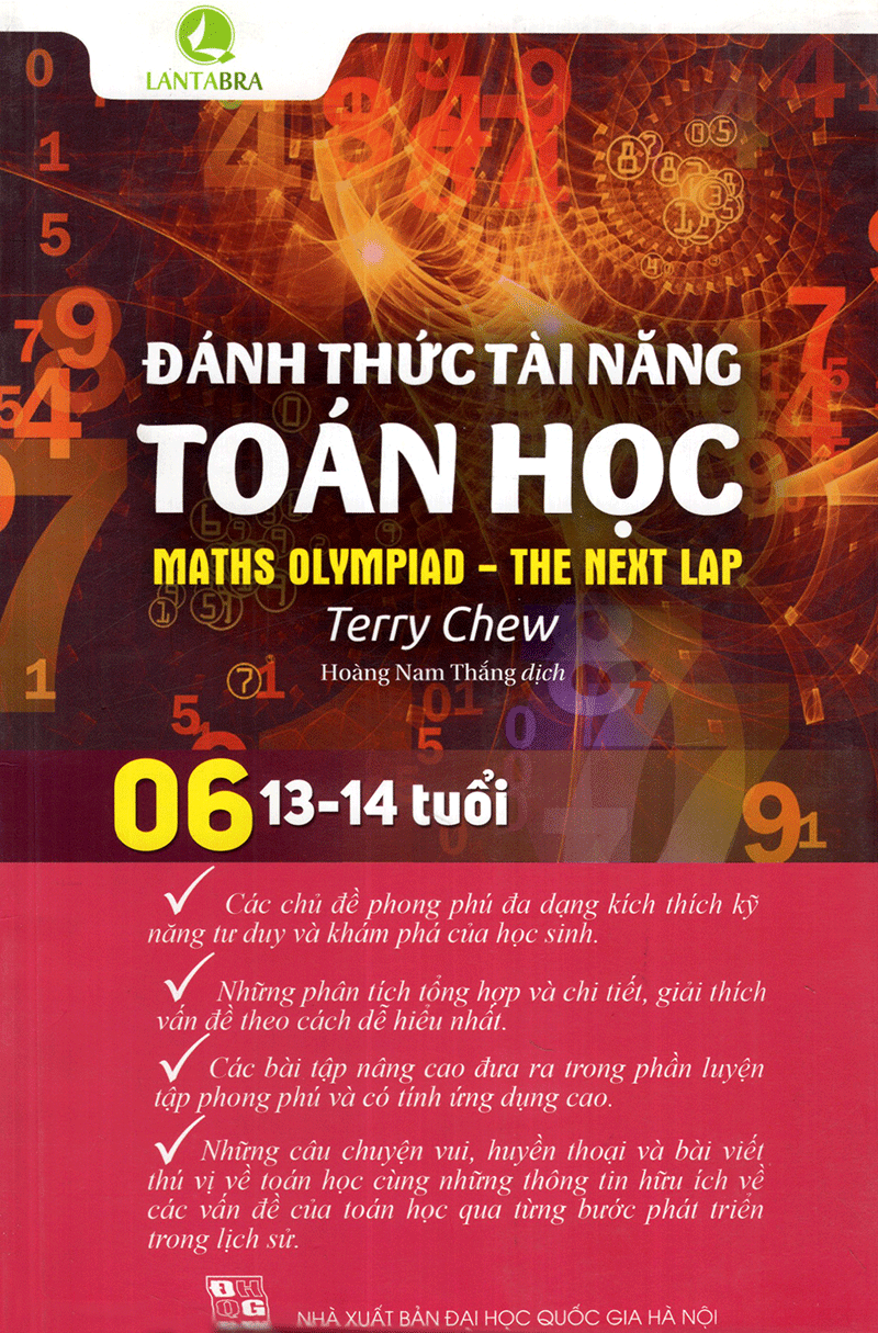 bộ đánh thức tài năng toán học - math olympiad-the next lap - tập 6 (13-14 tuổi) (tái bản 2022)