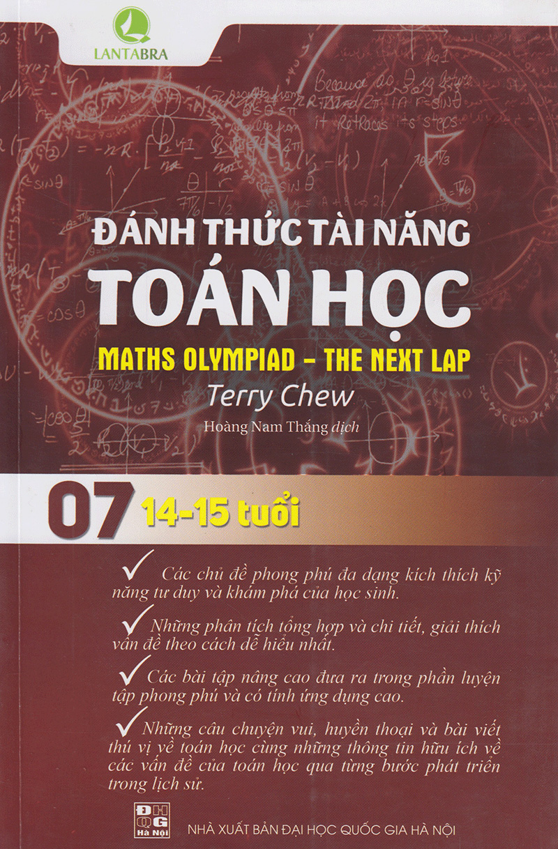 bộ đánh thức tài năng toán học - math olympiad-the next lap - tập 7 (14-15 tuổi) (tái bản 2023)