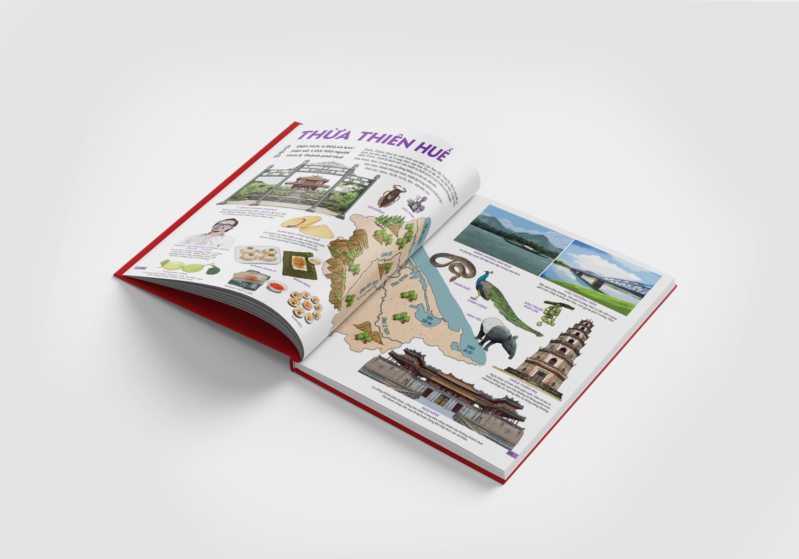 Bo
						
										
										Dat Nuoc Gam Hoa - Atlas Viet Nam - An Ban Luu Dau 63 Tinh Thanh - Bia Cung