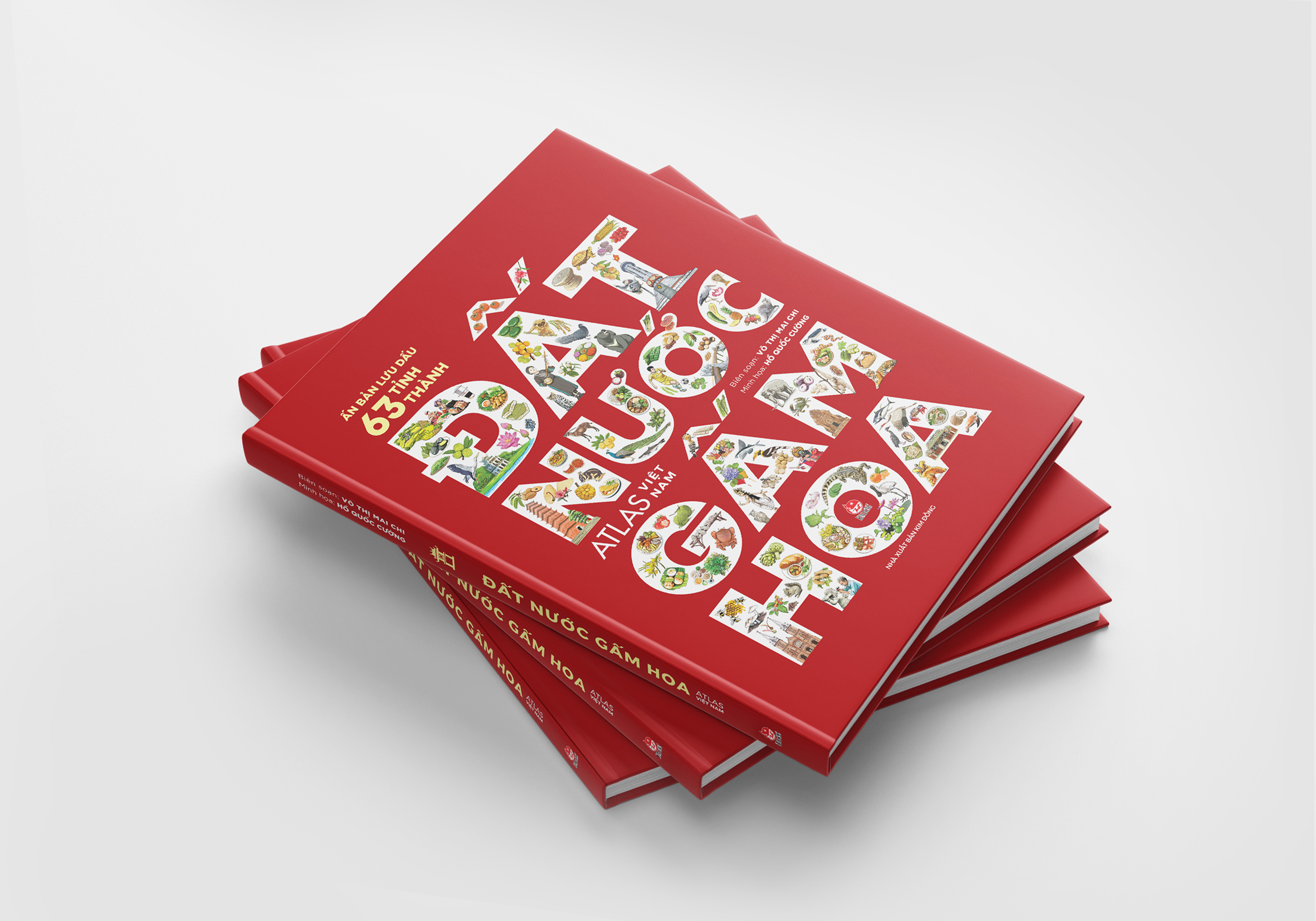 Bo
						
										
										Dat Nuoc Gam Hoa - Atlas Viet Nam - An Ban Luu Dau 63 Tinh Thanh - Bia Cung