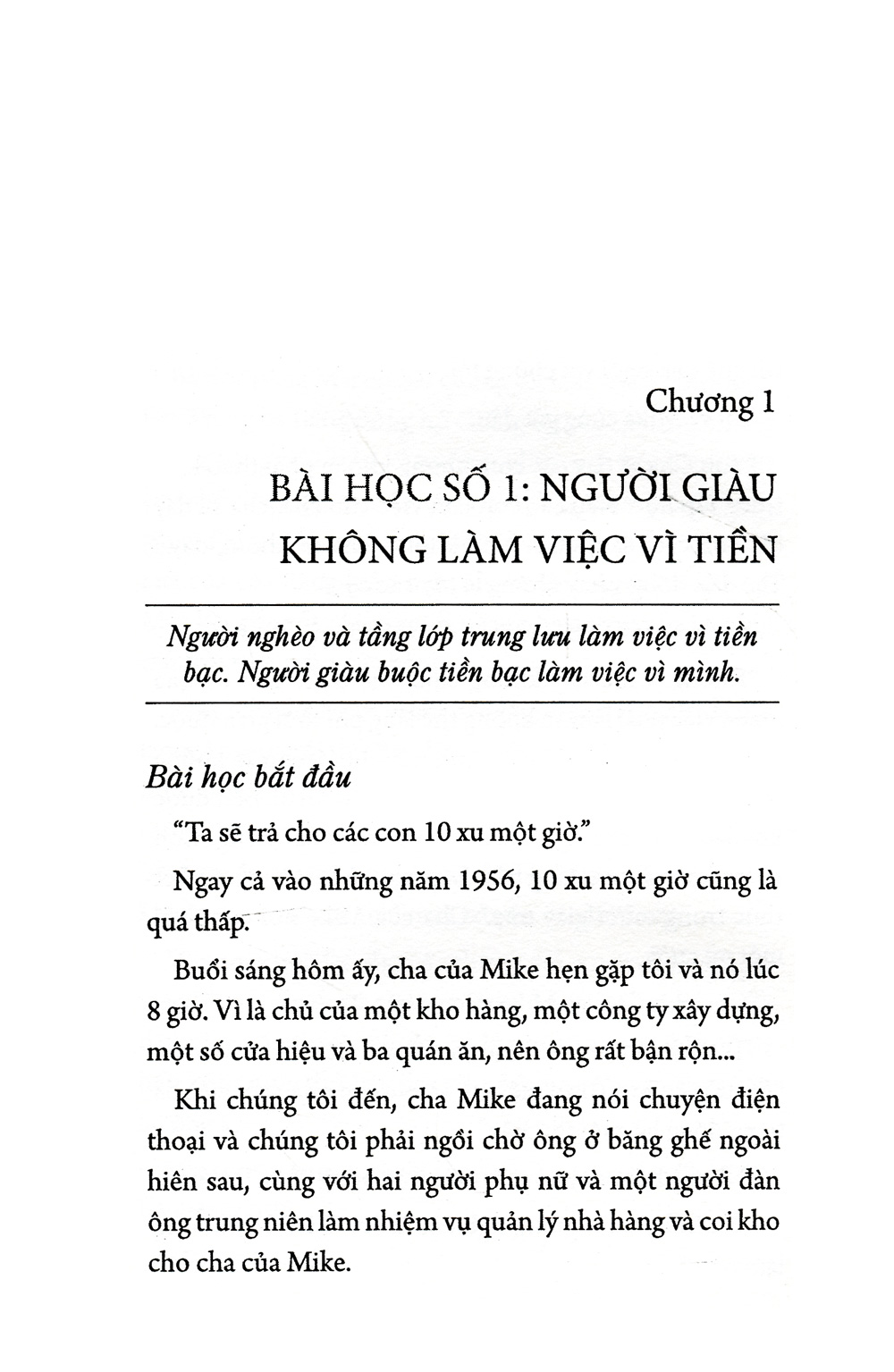 bộ dạy con làm giàu 01: để không có tiền vẫn tạo ra tiền (tái bản 2022)