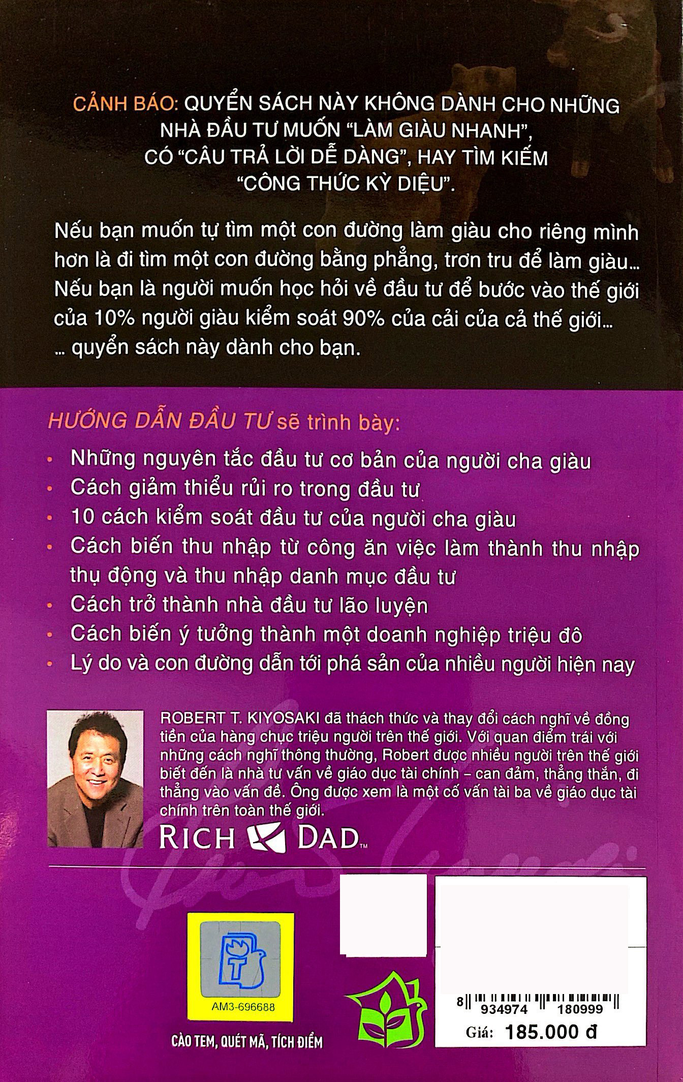 bộ dạy con làm giàu 03 - hướng dẫn đầu tư (tái bản 2023)