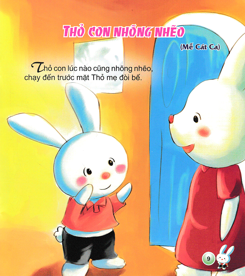 bộ dạy trẻ không cáu giận 1 - thỏ con nhõng nhẽo (tái bản 2018)