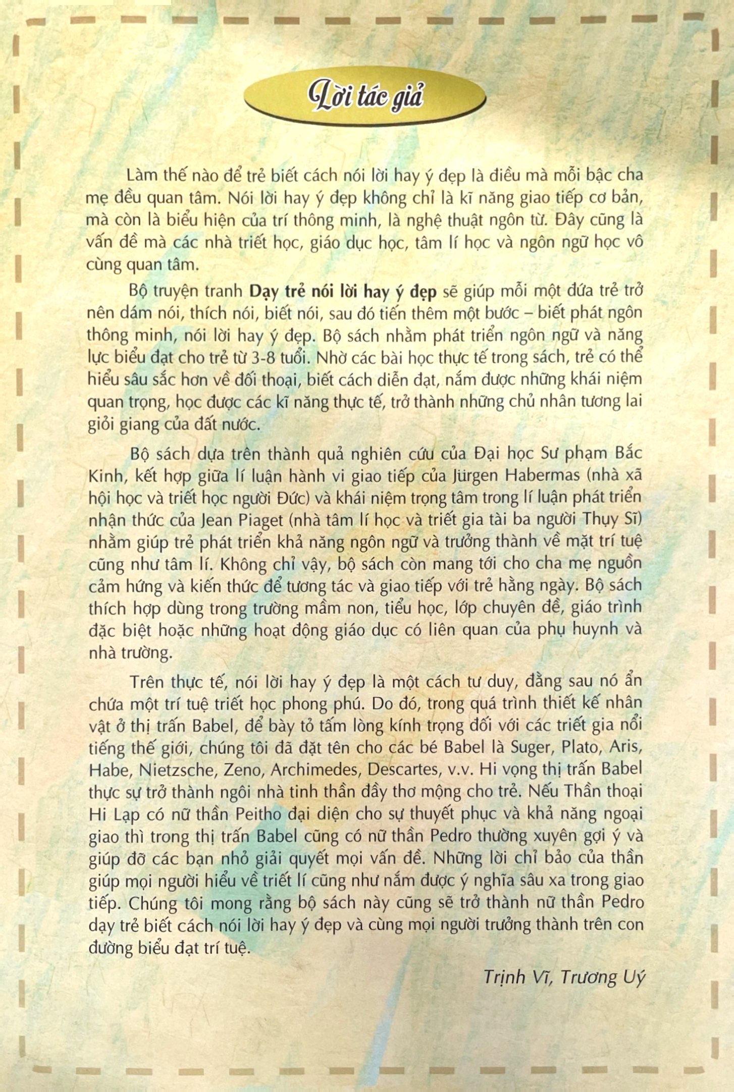 Bo
						
										
										Day Tre Noi Loi Hay Y Dep 10 - Bua Tiec Mung Nam Moi