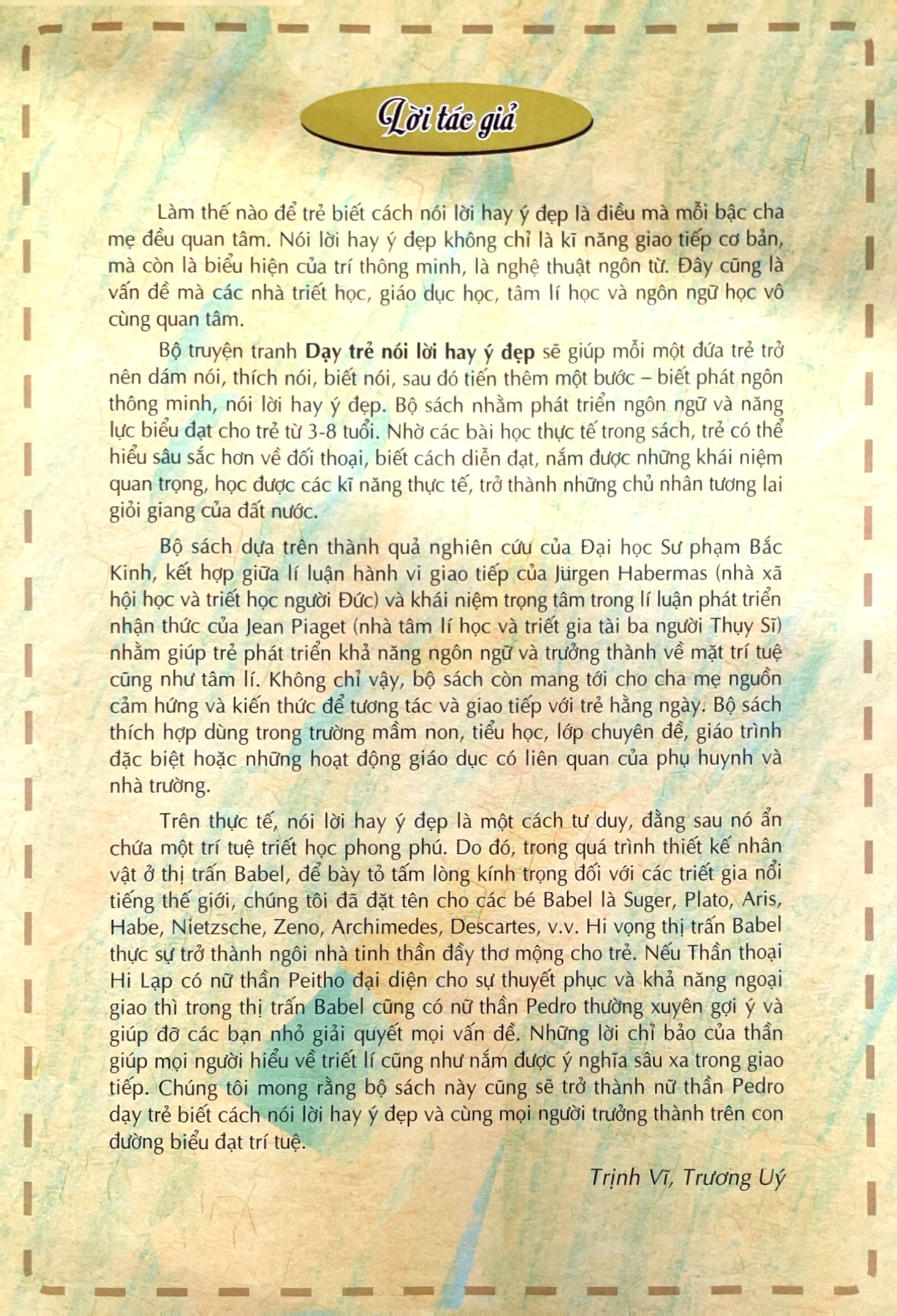 Bo
						
										
										Day Tre Noi Loi Hay Y Dep 7 - Nhung Loi Ngon Ngot