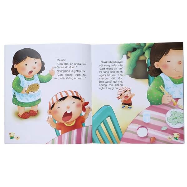 bộ dạy trẻ thói quen tốt 2 - rau củ thật là ngon (tái bản 2018)