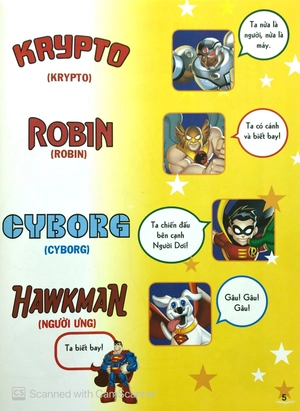 bộ dc. super friends - vừa học vừa chơi cùng các siêu anh hùng t4 (tặng kèm đề can bóc dán)