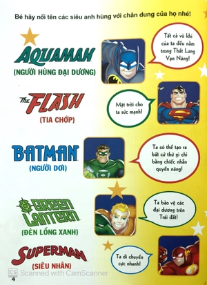 bộ dc. super friends - vừa học vừa chơi cùng các siêu anh hùng t5 (tặng kèm đề can bóc dán)